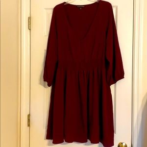 Garnet Long Sleeved Button Top Dress